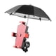 thumbnail image 1 of Soporte para teléfono de bicicleta, soporte para teléfono para accesorios de manillar, estable, giratorio 360 degree rojo con sombrilla, 1 of 7