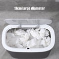thumbnail image 5 of KOYPTL Bathroom Trash Can with Lid 10 Liter/ 2.6 Gallon Slim Garbage Can Small Trash Bin Waste Basket with Pop-Up Lid for Kitchen, Bedroom, Living Room, Office (Gray), 5 of 6