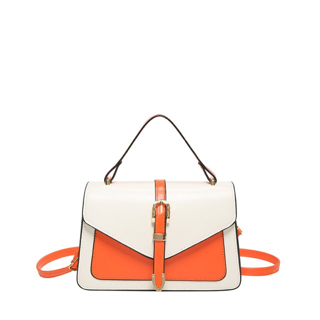 Bolso Bandolera para Mujer Piel Sintética Con Bloques Color Viajes