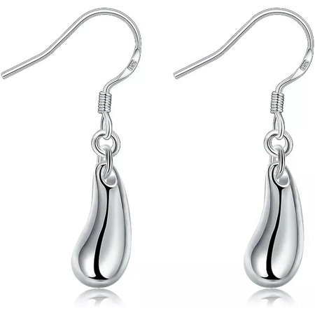 Wholesale Quality Womens 925 Silver Dangle Drop Earrings Fashion Jewelry E036[t087]