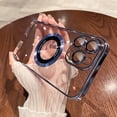 thumbnail image 1 of Funda De Metal Magnética De Lujo Para iPhone 14 Pro Max 11 13 12 XR Lente Protección De Cámara Logo De Choque Creativo Transparente, 1 of 4