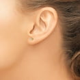 thumbnail image 5 of Auriga Fine Jewelry 24k Yellow Gold Plated 3mm Plated Ball Stud Earrings for Women, 5 of 6