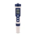thumbnail image 1 of 5 in 1 TDS/EC/PH/Salinity/Temperature Meter Digital Water Quality Monitor Tester for Pools, Drinking Water, Aquariums, 1 of 7