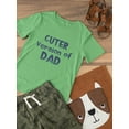 thumbnail image 3 of Cuter Version Of Dad. Toddler T-Shirt,  5 Toddler, 3 of 4