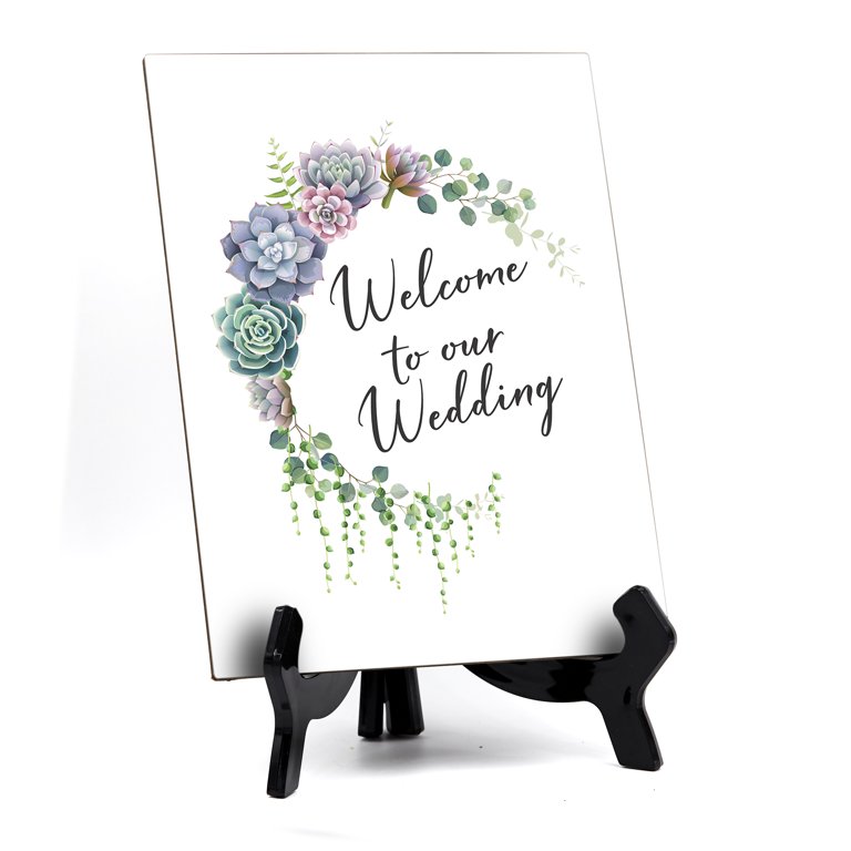 Wedding Welcome Sign, Easel Sign