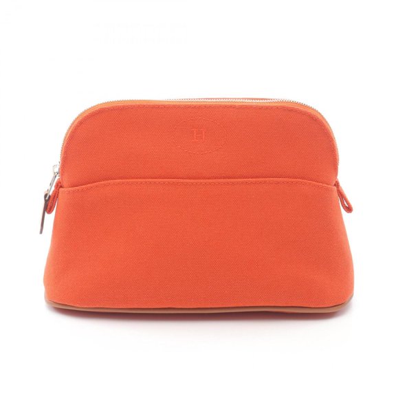 Pre-Owned Hermes Hermès Bolide Pouch 20 Bag Canvas Leather Women's... (Good)