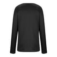 thumbnail image 6 of Aboser Long Sleeve Shirts for Women Plus Size Basic Tees Casual Crew Neck T Shirt Loose Fit Cozy Tshirts Soft Solid Color Tee Tops Lightweight Breathable Classic Shirt Black XXXL, 6 of 7