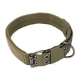 thumbnail image 1 of Collier d'Entraînement Militaire pour Chien, Respirant, Prévient les Blessures à la Gorge, Collier pour Animaux de Compagnie, Léger, Ajustable, Vert DD pour Chien Moyen et Grand m,L,TG, 1 of 8