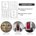 thumbnail image 4 of 10 Sheets Numbers Stencils for Painting Plastic Painting Stencils Farmhouse Stencil Number Templates, 4 of 4