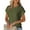 Army Green, variant on Spring Tops for Women 2025 Round Neck Cap Sleeve Side Ruched Summer Tops for Women Trendy Women Clothing Green M