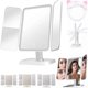 thumbnail image 2 of Aristoparis Trifold Led Makeup Mirror, Aristoparis Makeup Mirror, 2 of 4