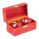 thumbnail image 2 of 2 Unids Bolas de Bolas de Baoding con Caja de Almacenamiento Bolas de Salud Chinas Compactas Portátiles Balones de Ejercicio Chinos para Padres panda rojo, 2 of 8