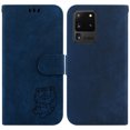 thumbnail image 2 of Compatible with Samsung Galaxy S20 Ultra 5G Embossed Cute Tiger Flip Folio Wallet Case Card Pocket Holder Cover, 2 of 5