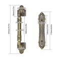 thumbnail image 2 of BiJun Barn Door Handles 10" Pull and Flush Barn Door Handle Set,,Barn Door Pull,Antique Vintage Barn Door Handle (Bronze), 2 of 7
