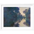 thumbnail image 2 of Art.com Morning on the Seine near Giverny Art Print by Claude Monet, White Frame Wall Art, 40" x 32", 2 of 5