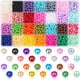 thumbnail image 1 of 1960 piezas de 6 mm y 28 colores de perlas teñidas ABS, cuentas sueltas, material para hacer pulseras y collares, accesorios de joyería, 1 of 5