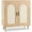 Natural, variant on Acekid Rattan Buffet Cabinet with Storage,Sideboard Cabinet with 2 Doors and Adjustable Shelves,Boho Wood Cupboard for Livingroom,Dining Room,Natural