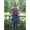thumbnail image 2 of 63" Large Sitting Scarecrow Fall Harvest Porch Decor Decoration, 2 of 4