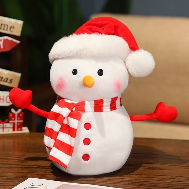 BKER Snowman Doll Doll Display Bag Christmas Decorations