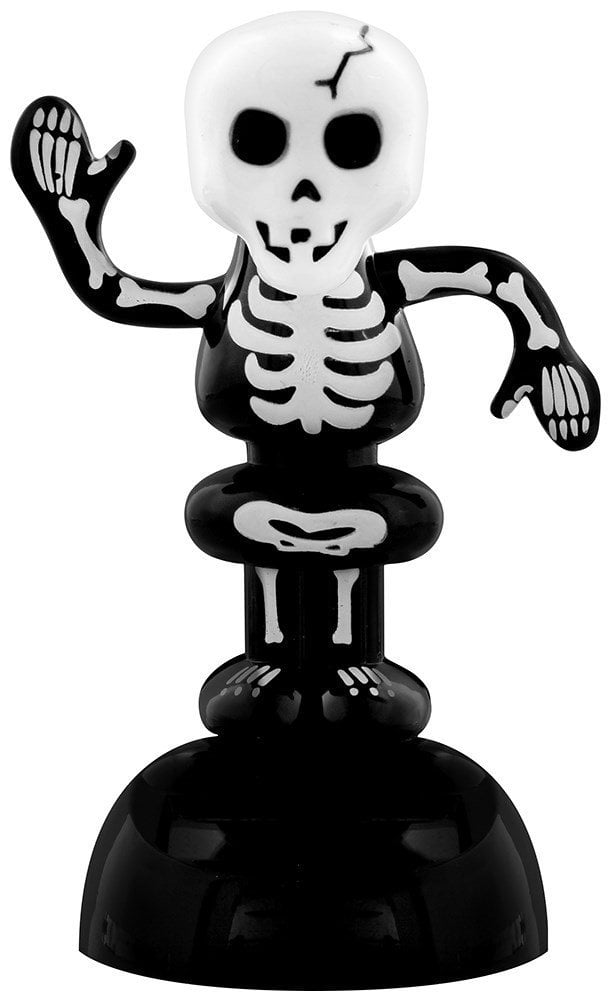 Gruesome Skeleton Halloween Novelty Solar Pal Sun Powered Toy By