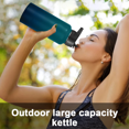 thumbnail image 4 of Sports Water Bottle - Leak Proof, Vacuum Insulated Stainless Steel, Double Walled, Thermo Mug, Metal Canteen, 4 of 5