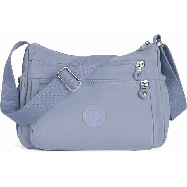 JennyShop Bolsa De Mensajería Ligera, Bolsas De Cuerpo Cruzado De Moda Para Mujeres Impermeable Bolsa De Bolsillo De Nylon Casual Bolsa De Bolsillo