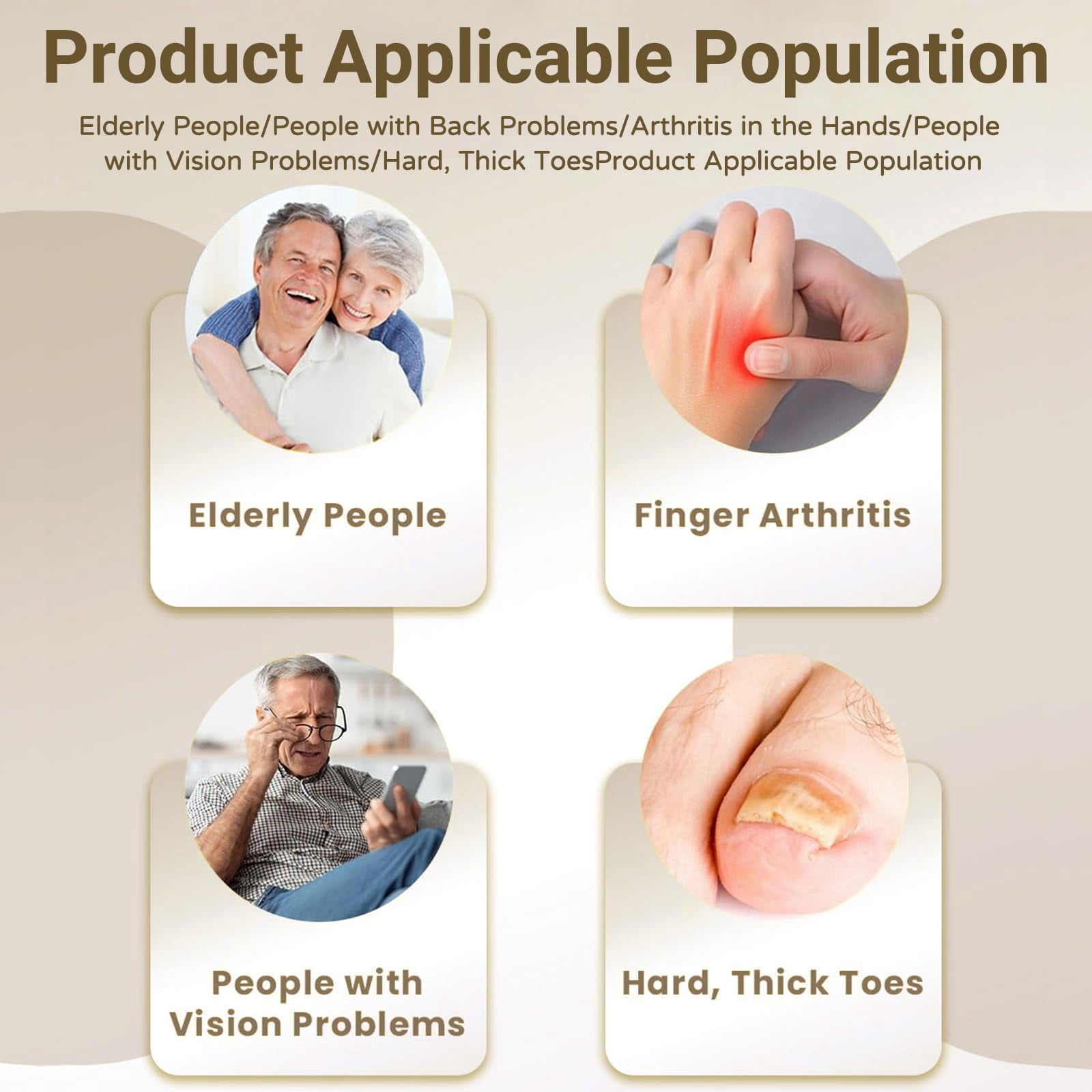 Electric Toe Nail Clipper for Seniors – 2026 New 3-in-1 Electric Automatic Nail Trimmer & Polisher with LED Light, USB Rechargeable, Nail Scraps Storage