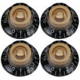 thumbnail image 1 of Guitar Knobs,4Pcs Tone Control Knob Musical Instrument Accessories Guitar Volume Knob Ultra Responsive, 1 of 14
