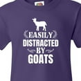 thumbnail image 4 of Inktastic Easily Distracted by Goats Youth T-Shirt, 4 of 5
