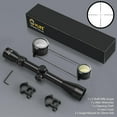 thumbnail image 6 of 3-9x40 Optics R4 Reticle Crosshair Scope with Free Mounts for Hunting Outdoors, 6 of 6