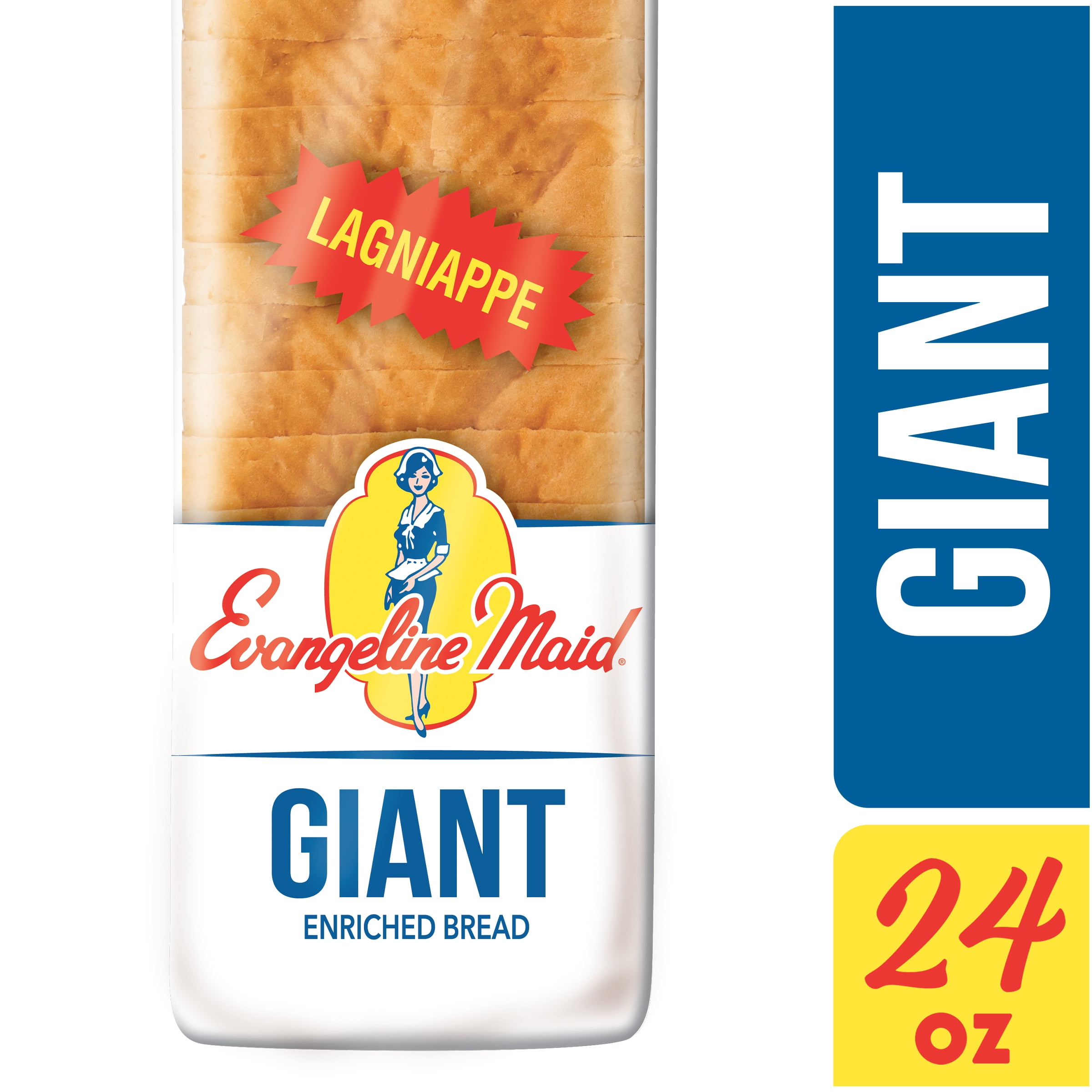 Evangeline Maid Enriched Bread Giant 24 oz