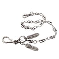 thumbnail image 1 of Cadena de pantalones para hombres Sunnimix Biker Rock Punk con cadena Jeans Link Waist KeyChain Antique Silver 60 cm, 1 of 8