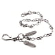 thumbnail image 1 of Llavero largo de metal con diseño de calavera pesada para hombre, estilo motero, camionero, de 24 pulgadas Plata antigua, 1 of 8