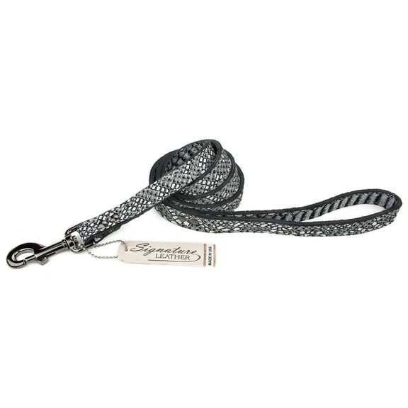 Omni Pet- White Native Leather Dog Leash - 4X3.4