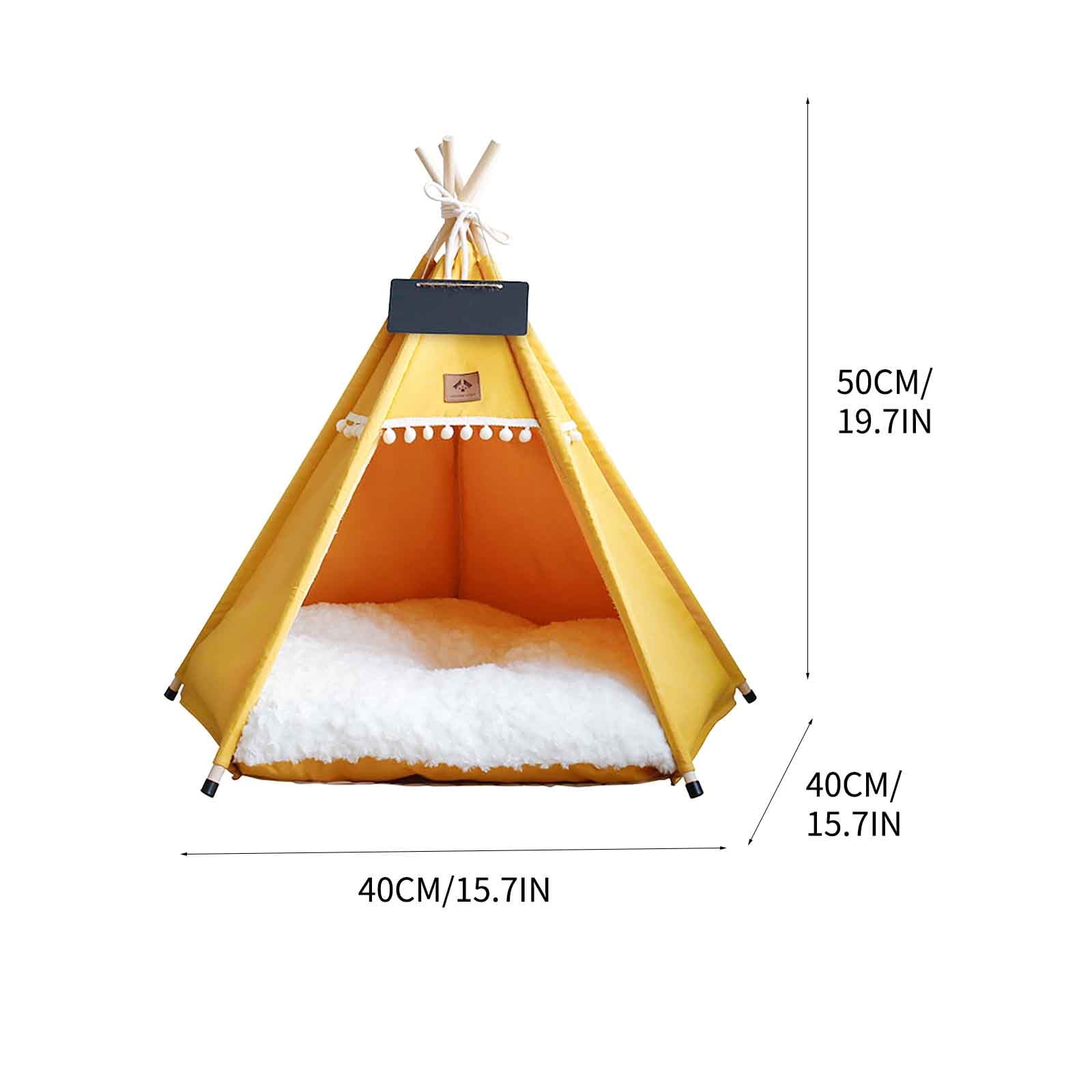 HOZVOMI Portable Pet Tent with Dog Hole - Comfortable and Multifunctional Indoor/Outdoor Shelter for Small Pets