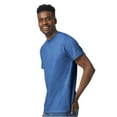 thumbnail image 3 of Gildan DryBlend Short Sleeve T-Shirt for Men, Crew Neck Classic Fit Heather Deep Royal, S-3XL 1-Pack, 3 of 5