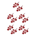 thumbnail image 1 of Youkk 2pieces Personalize Wedding Decor With DIY Simulated Flowers And Wide Range Of Applications Wine red leaves 5Set, 1 of 6