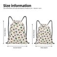 thumbnail image 4 of Drawstring Backpack - colorful spots circles print Splash Proof Small Drawstring Gym Bag for Women Men, Cinch Sports String Bag Backpack for Travel Swimming Beach, 4 of 8