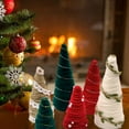 thumbnail image 4 of ¡Gran Descuento!, Juego de 6 adornos navideños de terciopelo, bandeja para árbol de Navidad, estante para mesa, adornos, decoración de escenas Akmoler, 4 of 6