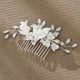 thumbnail image 3 of Peineta para el pelo de boda, peine lateral pequeño plateado, pieza para el pelo de novia de cristal azul, joyería para el pelo, accesorios para el pelo de novia para mujeres y niñas, 3 of 5