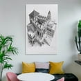 thumbnail image 6 of M.C. Escher House Wall Art Poster Artworks Picture Print Poster Wall Art Painting Canvas Gift Decor Home Posters Decorative 24x36inch(60x90cm), 6 of 6