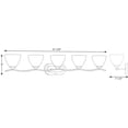 thumbnail image 3 of Progress Lighting - Five Light Bath - Laird - 5 Light in Transitional and, 3 of 3