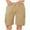Khaki, variant on BLCHUNen Mens Beach Shorts Stretch Drawstring Breathable Athletic Shorts with Pockets Summer
