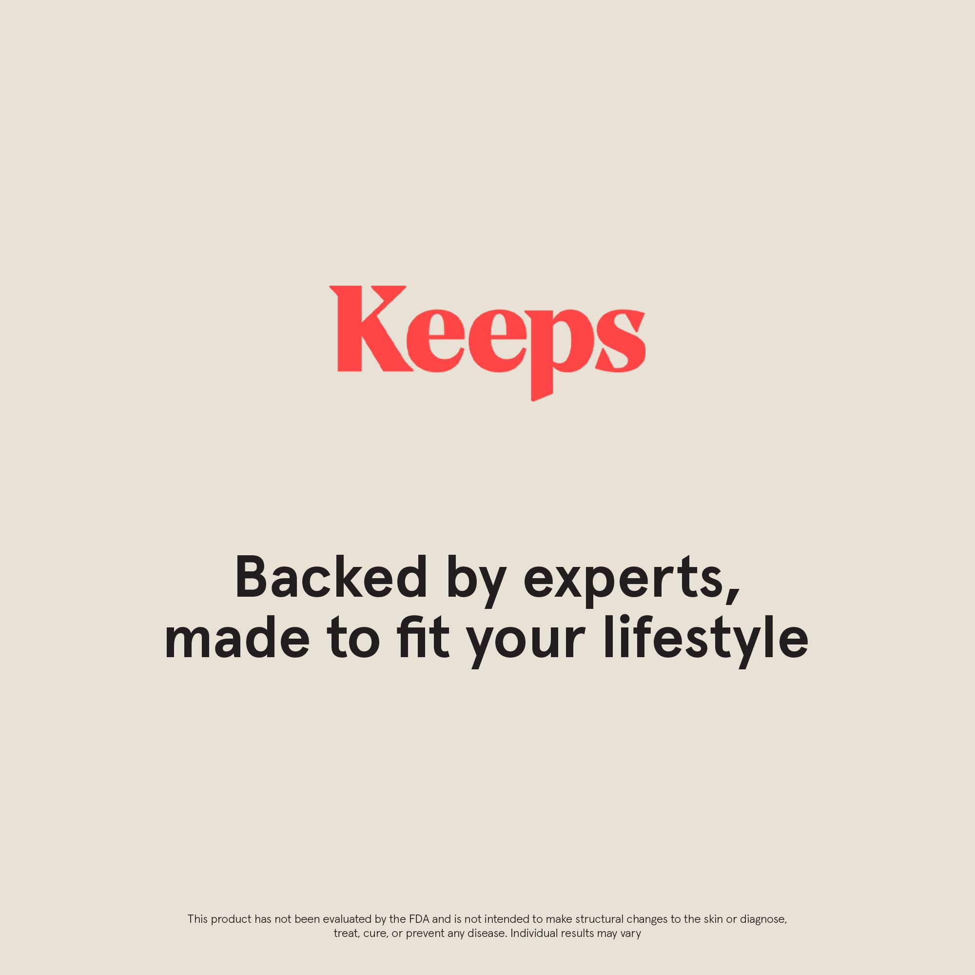 Keeps Daily Hair Defense Supplement for Men - 180 Tablets - 3 Month Supply