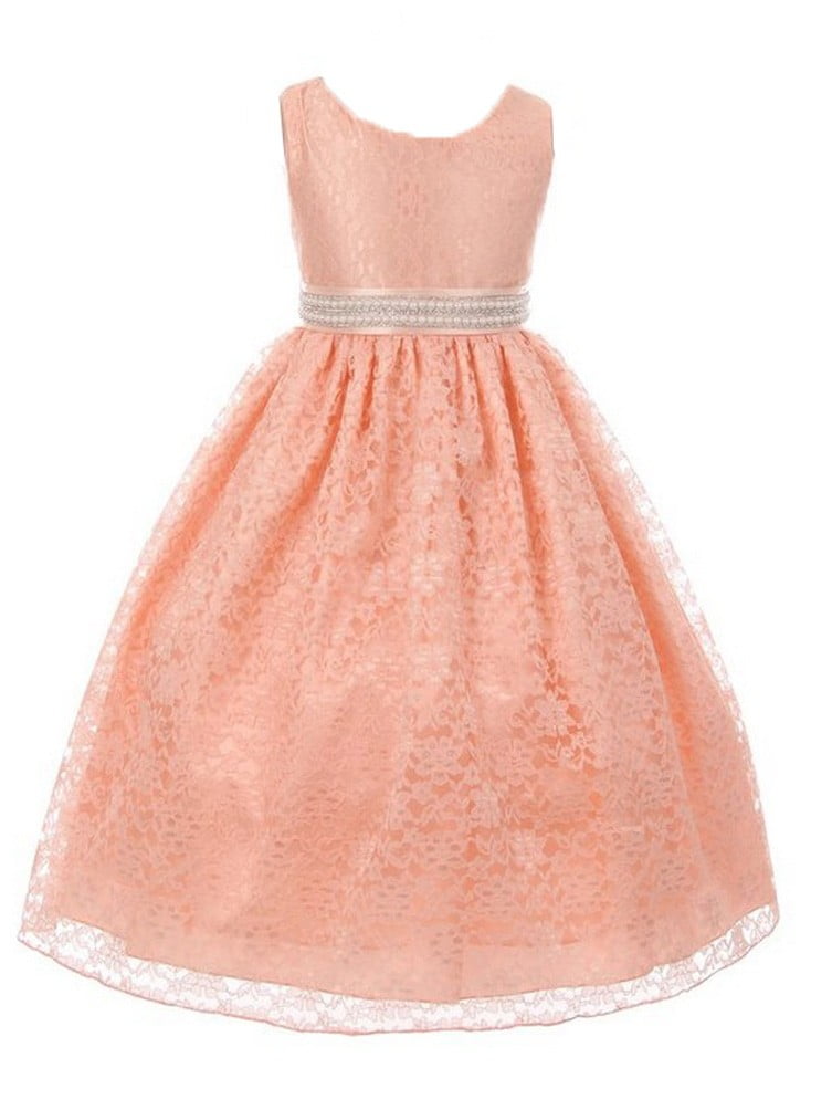 peach lace bridesmaid dresses