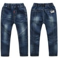 thumbnail image 6 of Kids Boys Jeans Fashion Boy Comfortable Jeans Children Spring and Fall Jean Long Denim Pants High Elastic Boys Jeans Casual Wearing Pants, 6 of 8