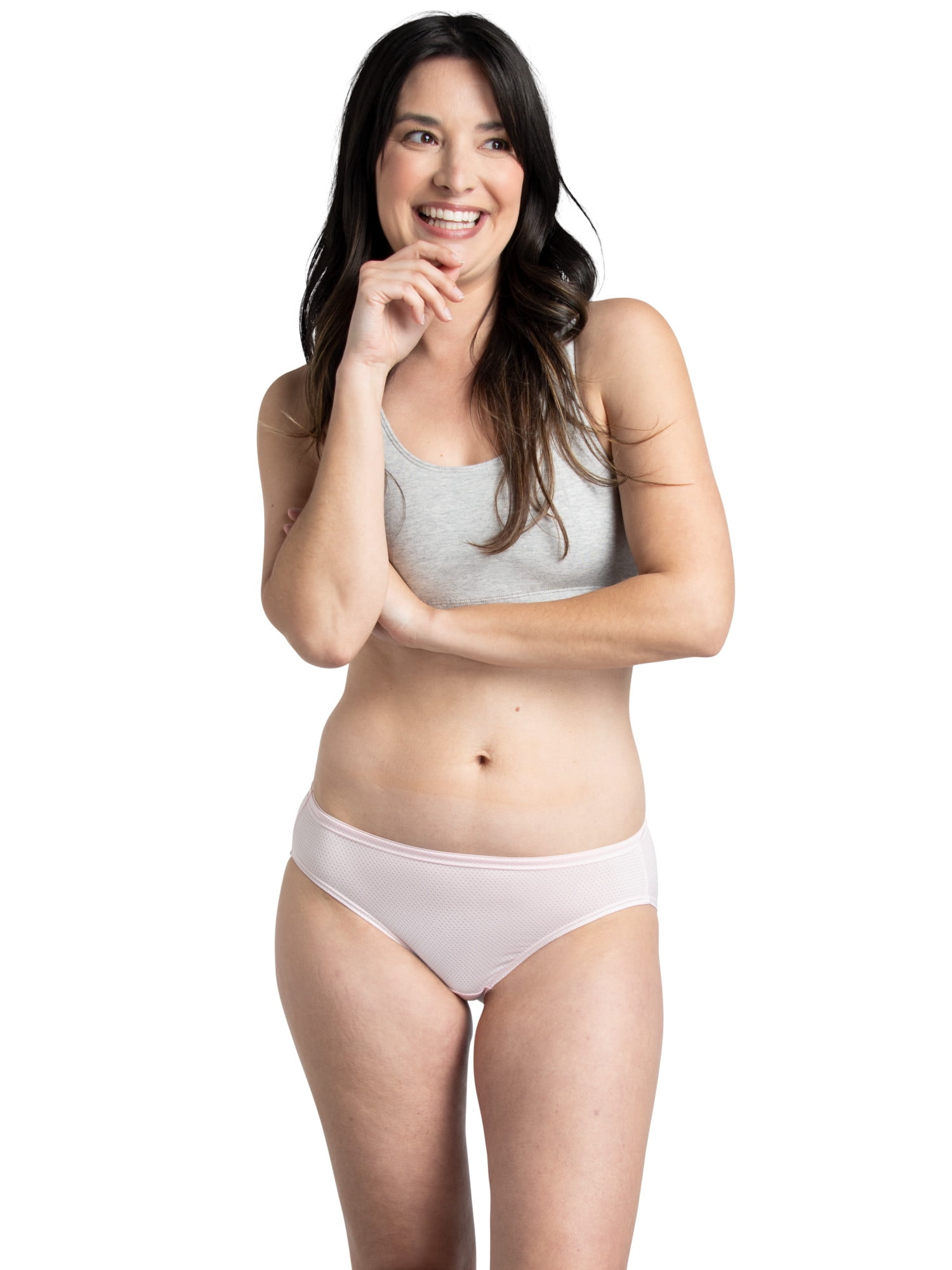 Fruit of the Loom Women's Breathable Micro-Mesh Bikini Underwear, 8 Pack,  Sizes S-2XL 