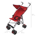 thumbnail image 2 of Bily Easy Compact Umbella Fold & Swing-Away Canopy Deluxe Umbrella Stroller, 2 of 4
