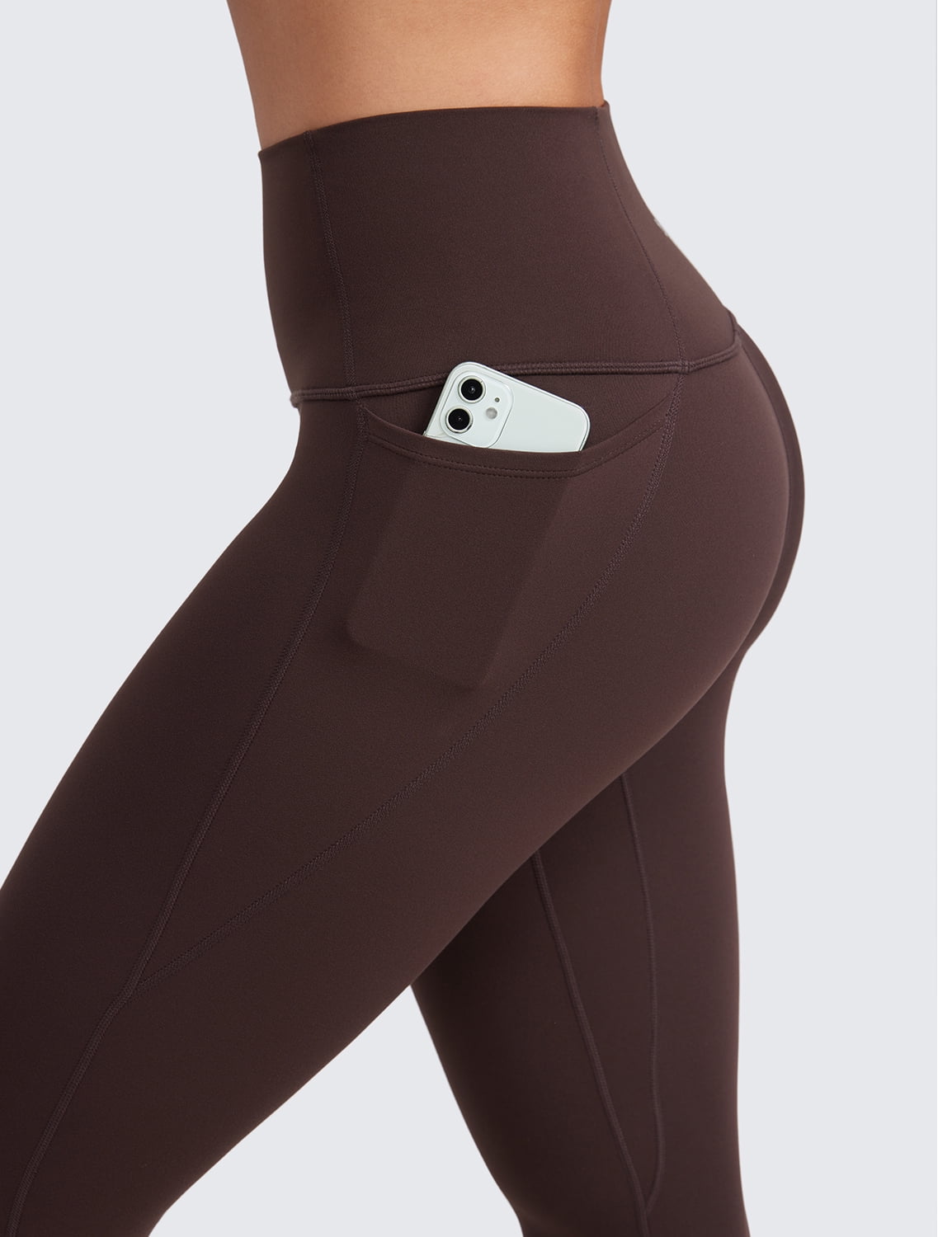 CRZ YOGA Womens Butterluxe Workout Capri Leggings with Pockets 21 Inches