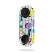 MightySkins NEHEL-Awesome 80s Skin for Nest Hello Video Doorbell - Awesome 80s